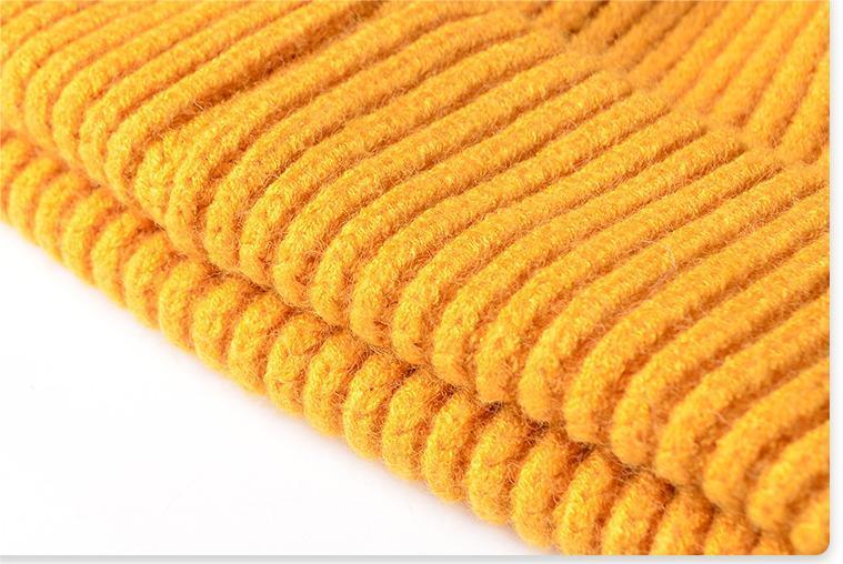Hat Men And Women'S Fashion Warm Knit Wool Hat Hip Hop Cold Hat Doba